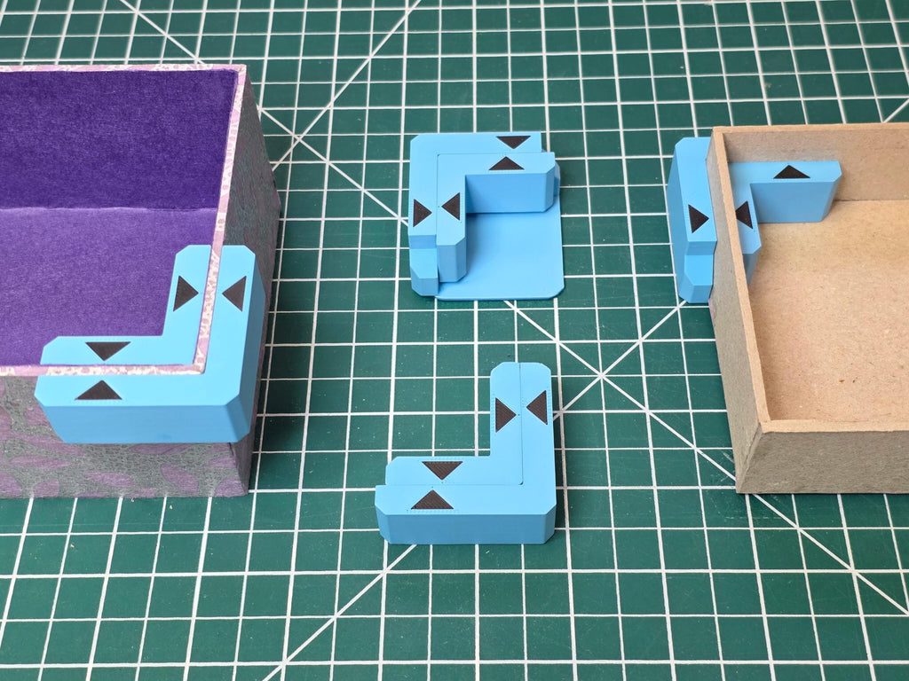 3D Magnetic Corner Clamps for Box Making, Bookbinding Projects | Crafting Gift | Extra Strong Magnets