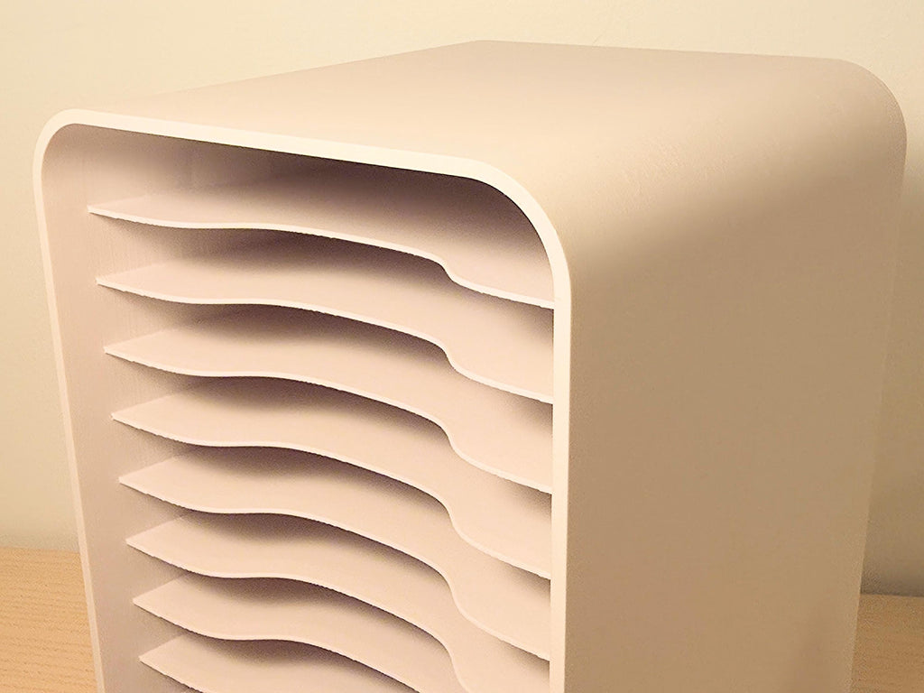 Minimalist CD Storage Rack – Modern Desktop Organizer - Multiple Colours