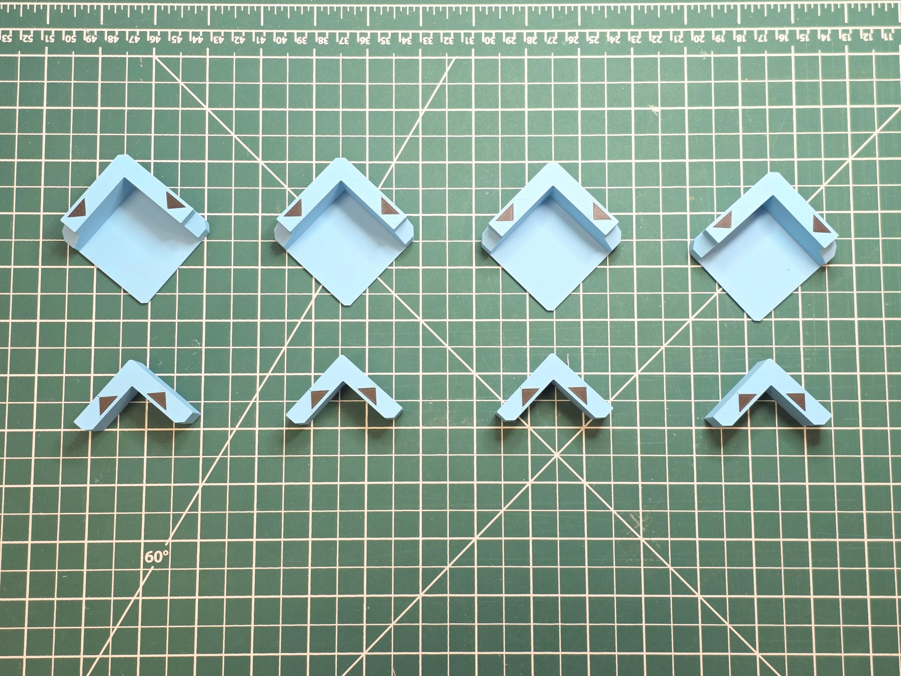 3D Magnetic Corner Clamps for Box Making, Bookbinding Projects | Crafting Gift | Extra Strong Magnets