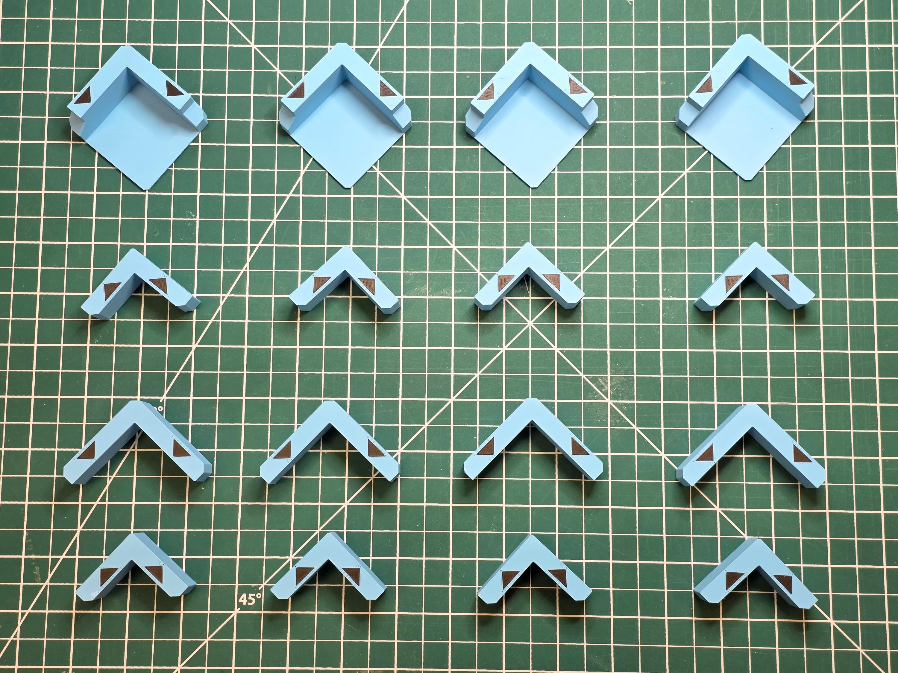 3D Magnetic Corner Clamps for Box Making, Bookbinding Projects | Crafting Gift | Extra Strong Magnets